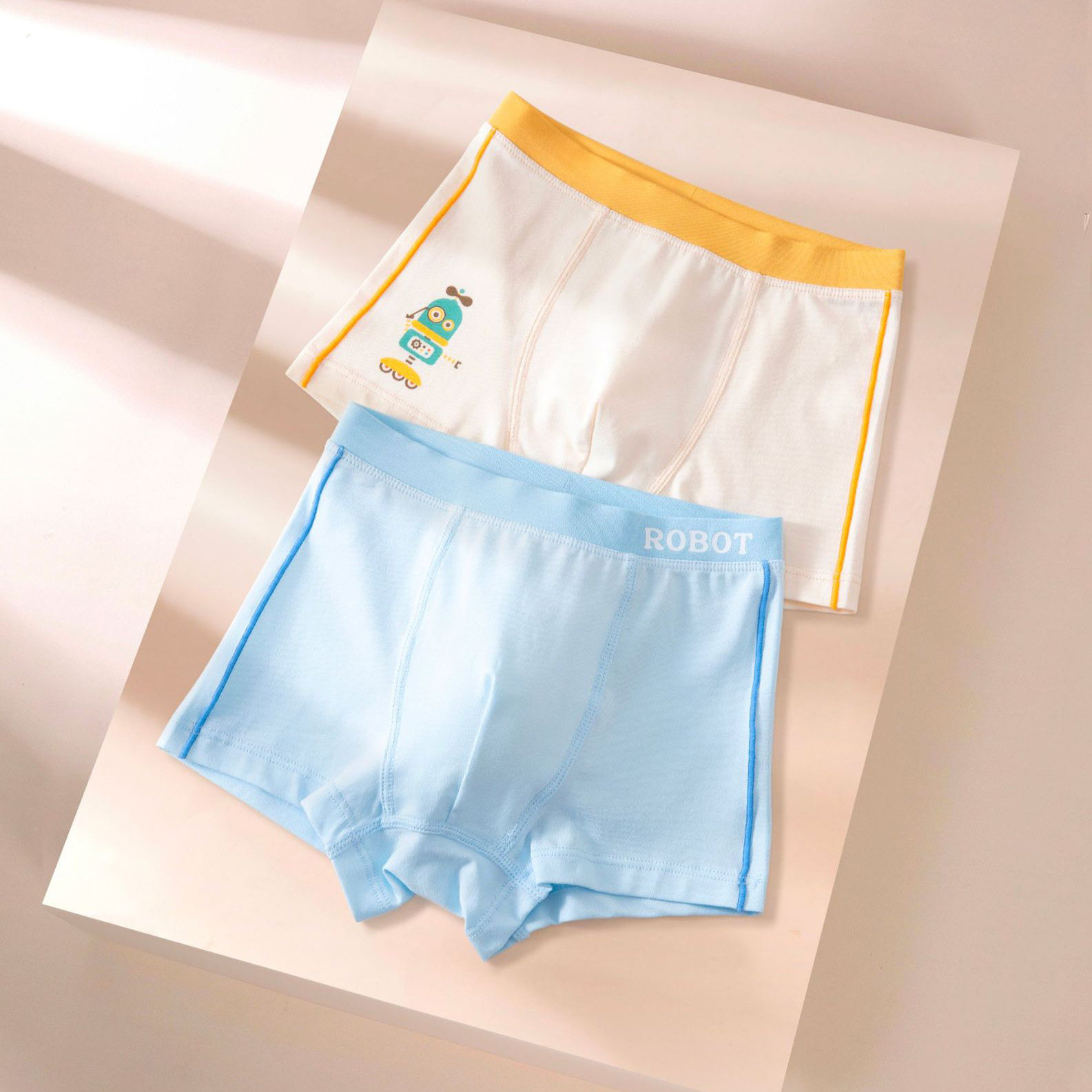 盛特士男宝内裤 纯棉A类男童宝宝平角短裤幼儿中小童男孩四角底裤