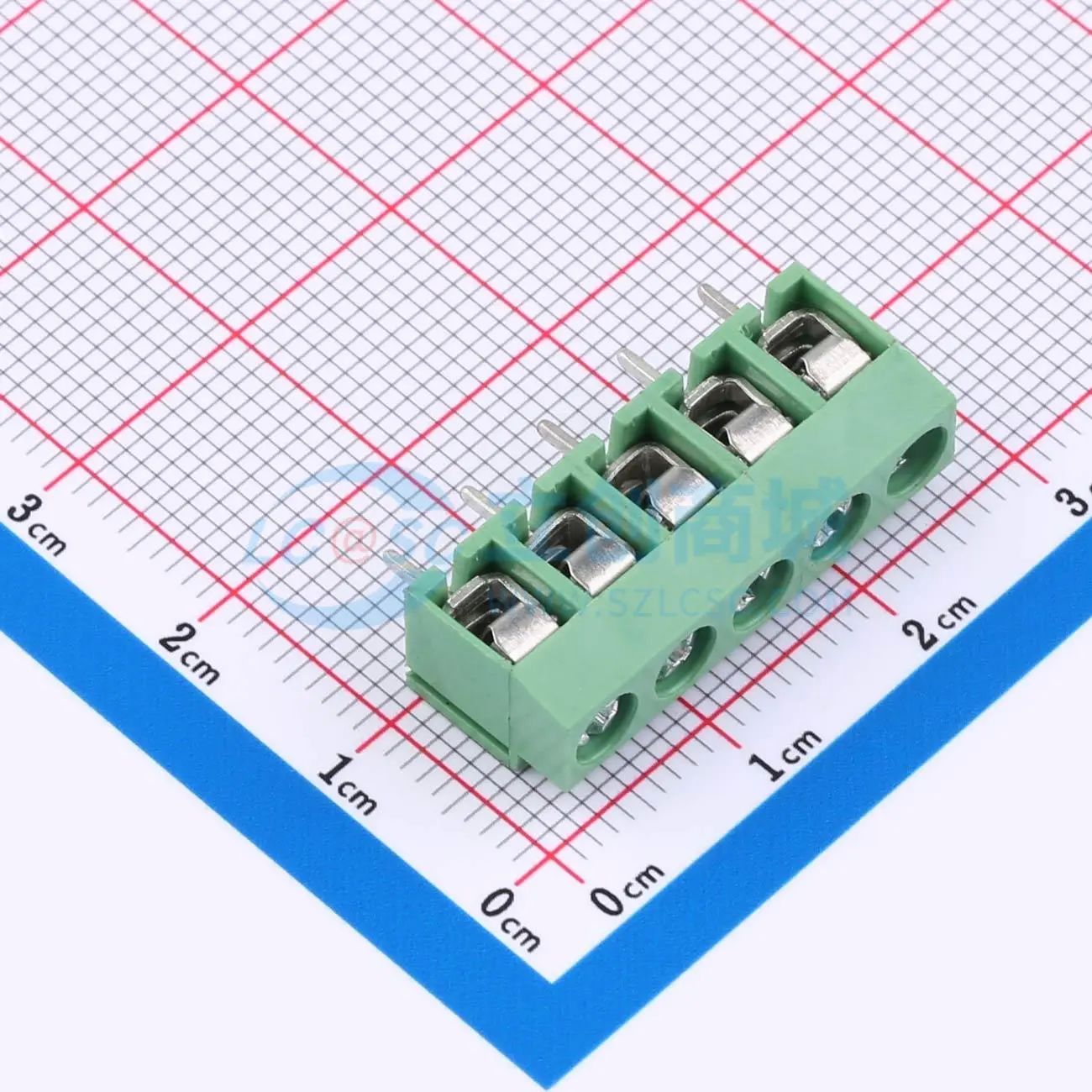 DGL500-5P26V-MG561螺钉式接线端子5mm 1x5P直插绿色 可开票