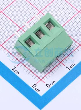 DG125-5.0-03P-14-00A(H)螺钉式接线端子5mm 1x3P直插绿色 可开票