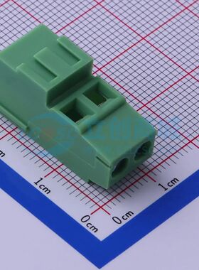 KF128H-5.08-2P螺钉式接线端子5.08mm 1x2P直插绿色 可开票
