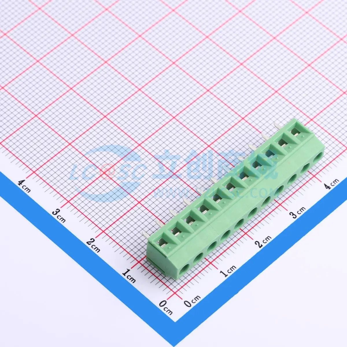 DB125-3.81-11P-GN-S螺钉式接线端子3.81mm 1x11P直插绿色 可开票