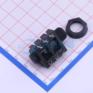 PJ-609 音频连接器6.35mm耳机座插件 1A50V可开票