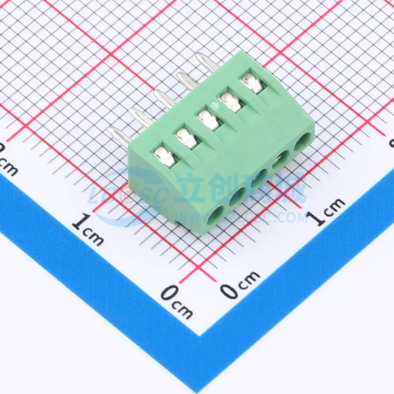 DGL254-5P28V-MG361螺钉式接线端子2.54mm 1x5P直插绿色 可开票