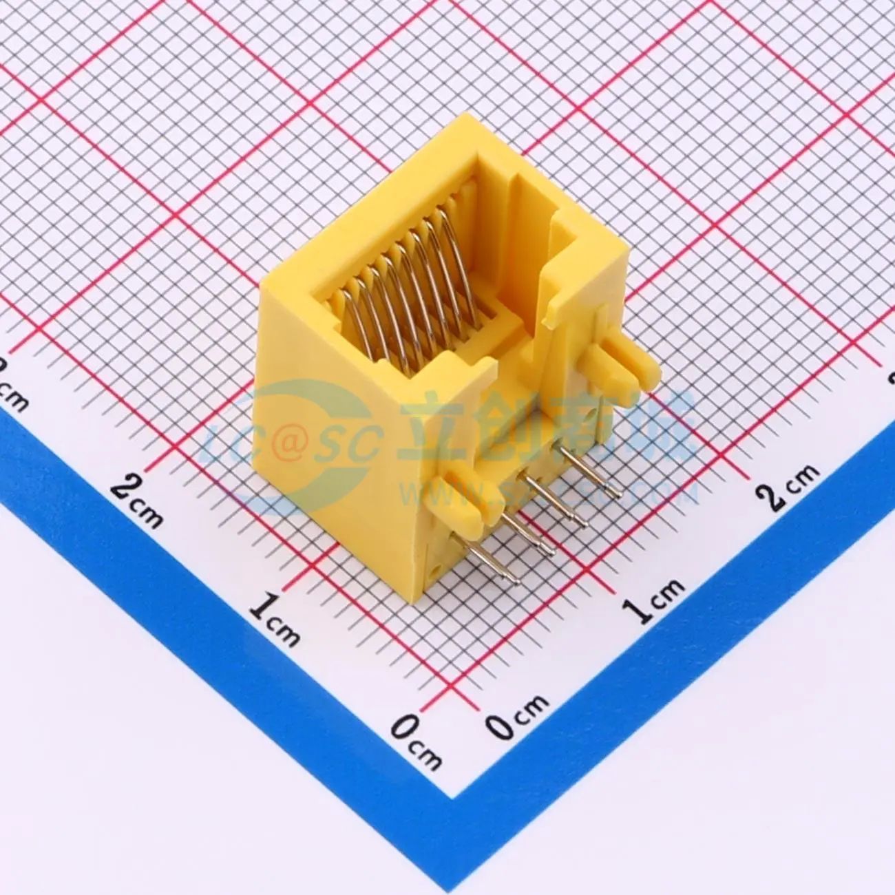 HX-RJ45 90 5622-1x1 10P8C S-Y以太网连接器(RJ45 RJ11)不带LED