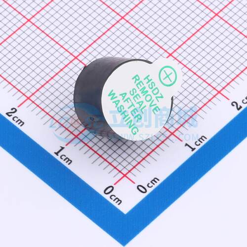 音频器件SUN-1295Y-2423-45P7.6 插件,D=12mm 蜂鸣器 可开票配套