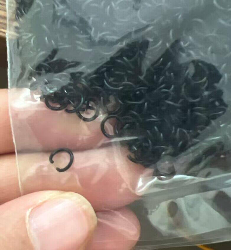 3.3-6MM 검은 철 체인 라운드 O 체인 전기 영동 검은 확장 체인 목걸이 스웨터 체인 DIY 수제 보석 액세서리
