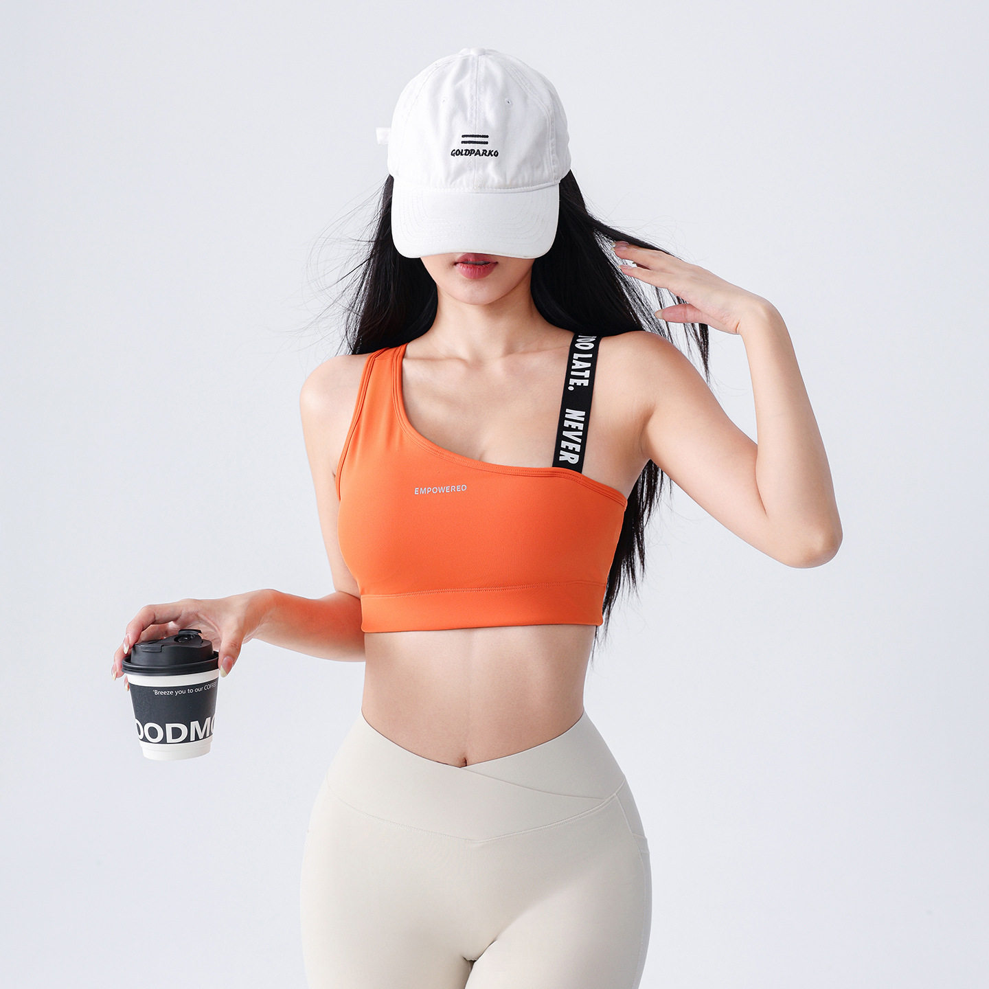 女子训练运动内衣夏季紧身外穿裸感美背撞色透气健身高弹瑜伽文胸