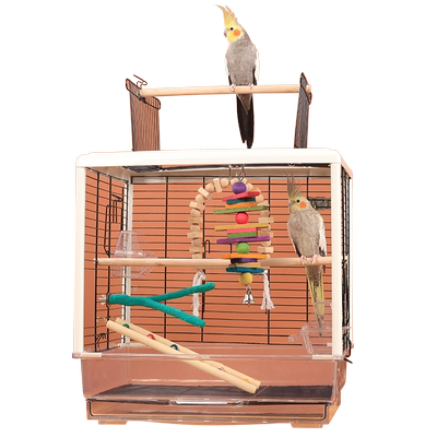 宠儿新家透明亚克力鹦鹉笼子