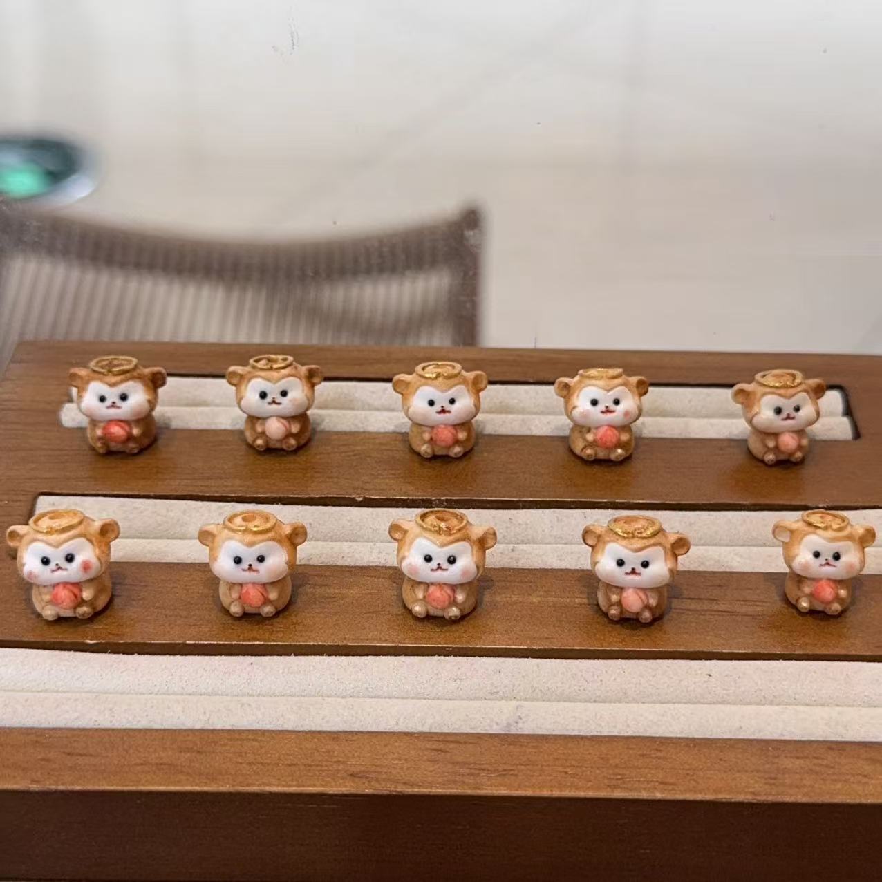 鹿角根付小猴子SH