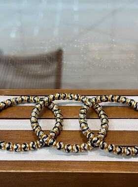 天珠玛瑙镶嵌铜片到货SH