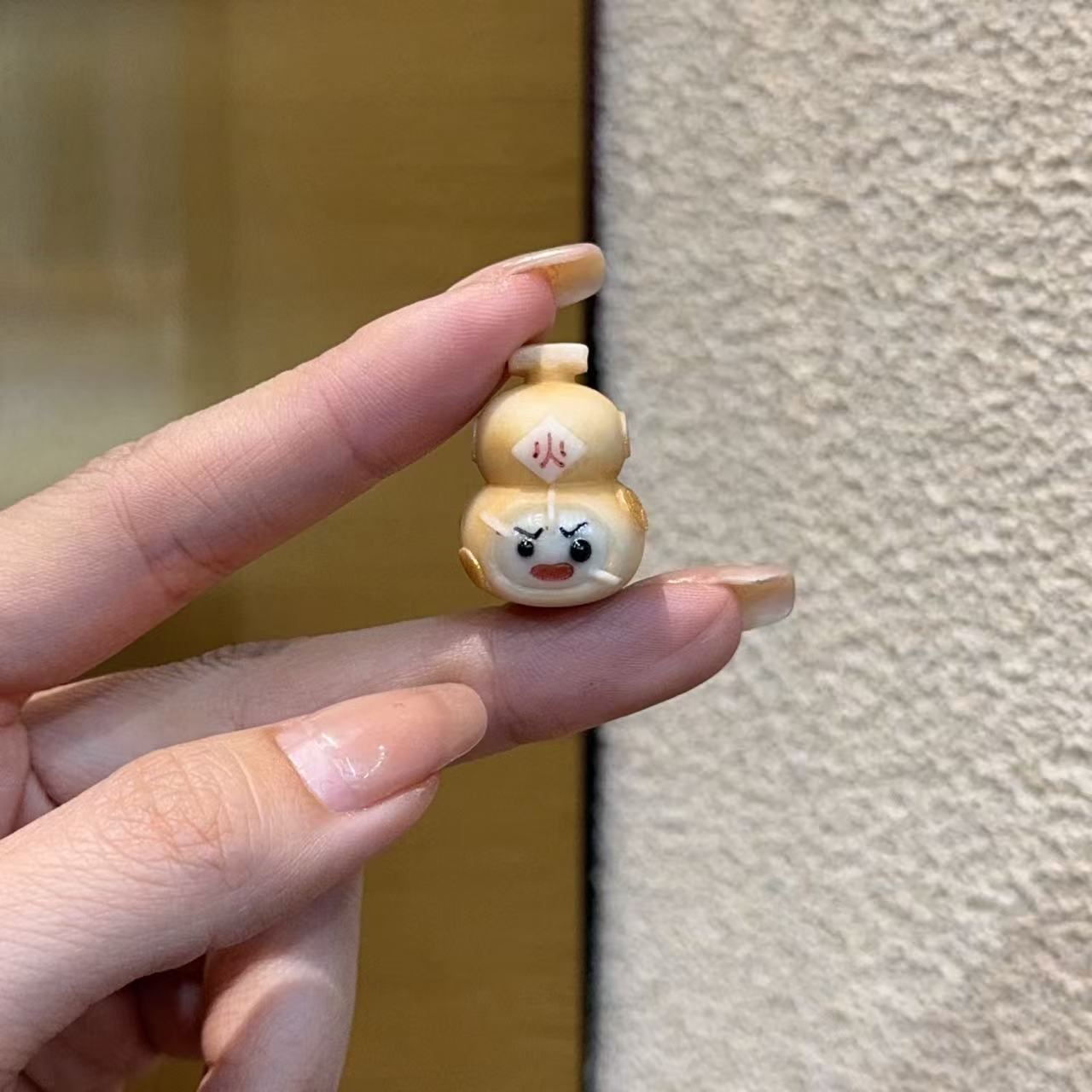 象牙果鹿角根付葫芦SH