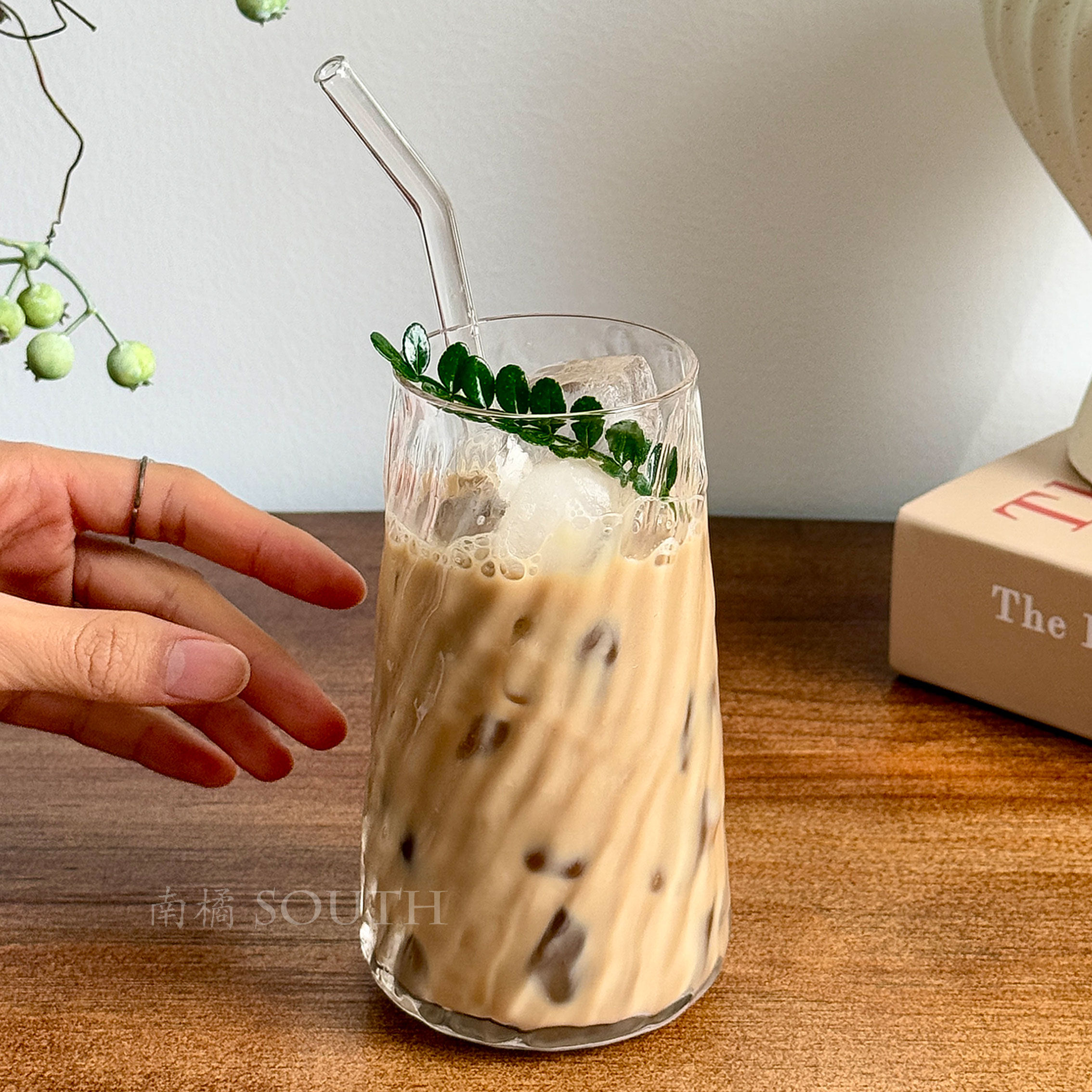 复古ins风玻璃咖啡杯水杯高颜值Dirty冰美式拿铁杯饮品果汁杯酒杯