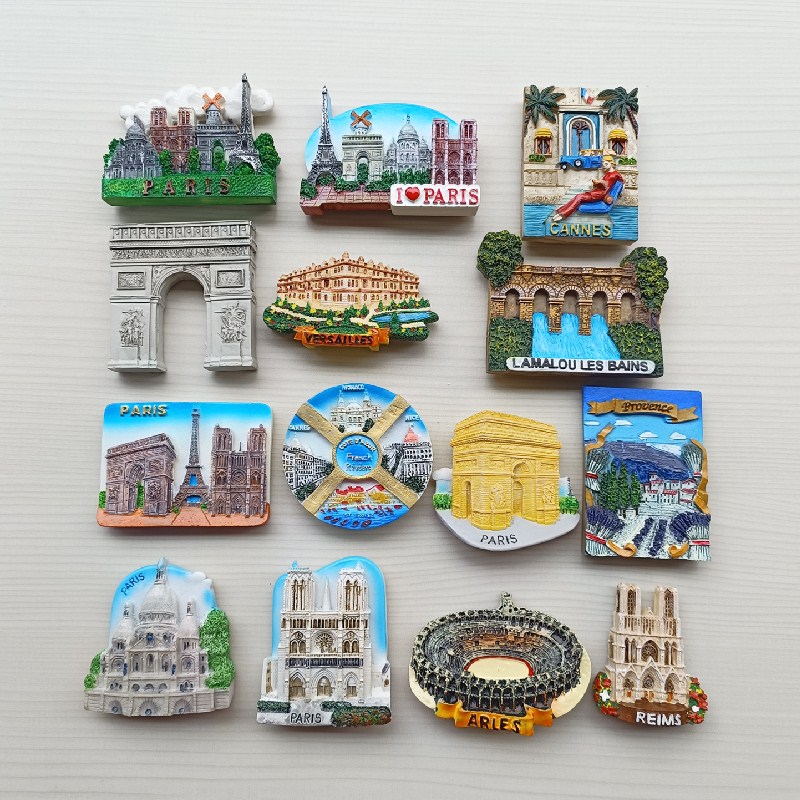 法国冰箱贴旅游纪念品