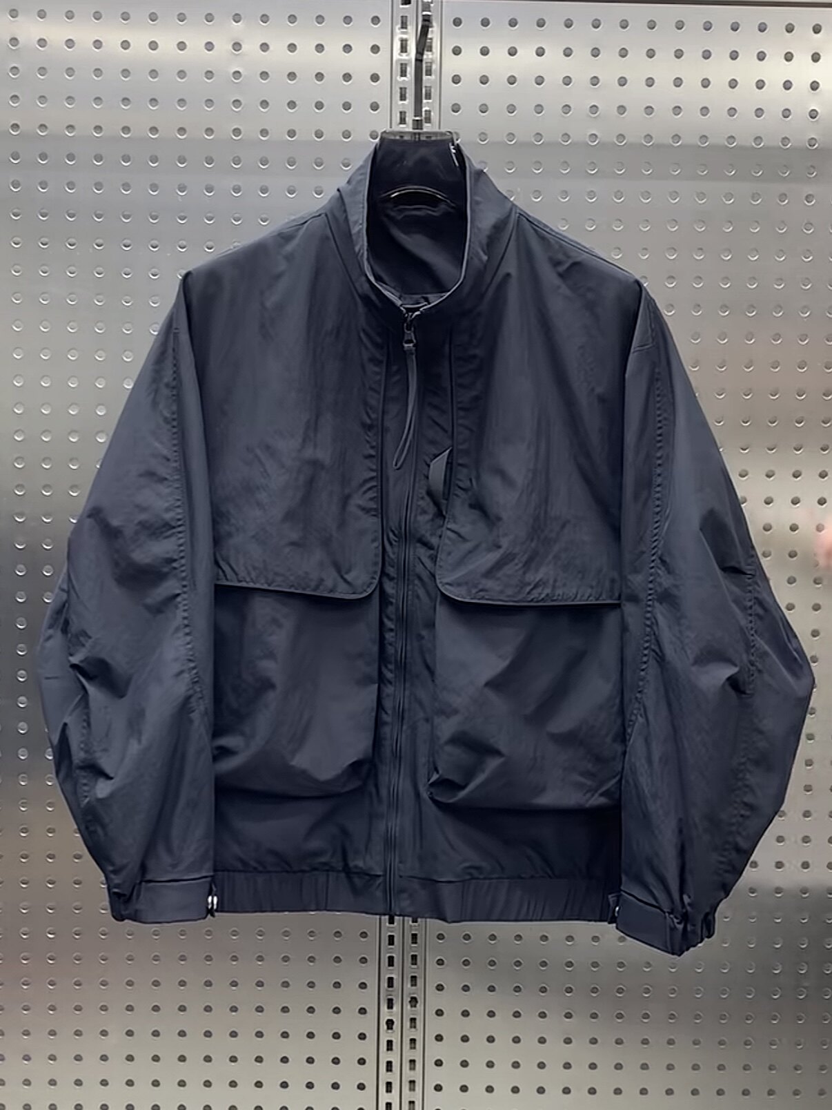 夹克男春季新款结构款工装立领外套男潮牌纯色百搭休闲外套冲锋衣