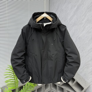 棉衣男冬季新款工装连帽男士棉服外套潮牌保暖防寒服时尚加厚夹克