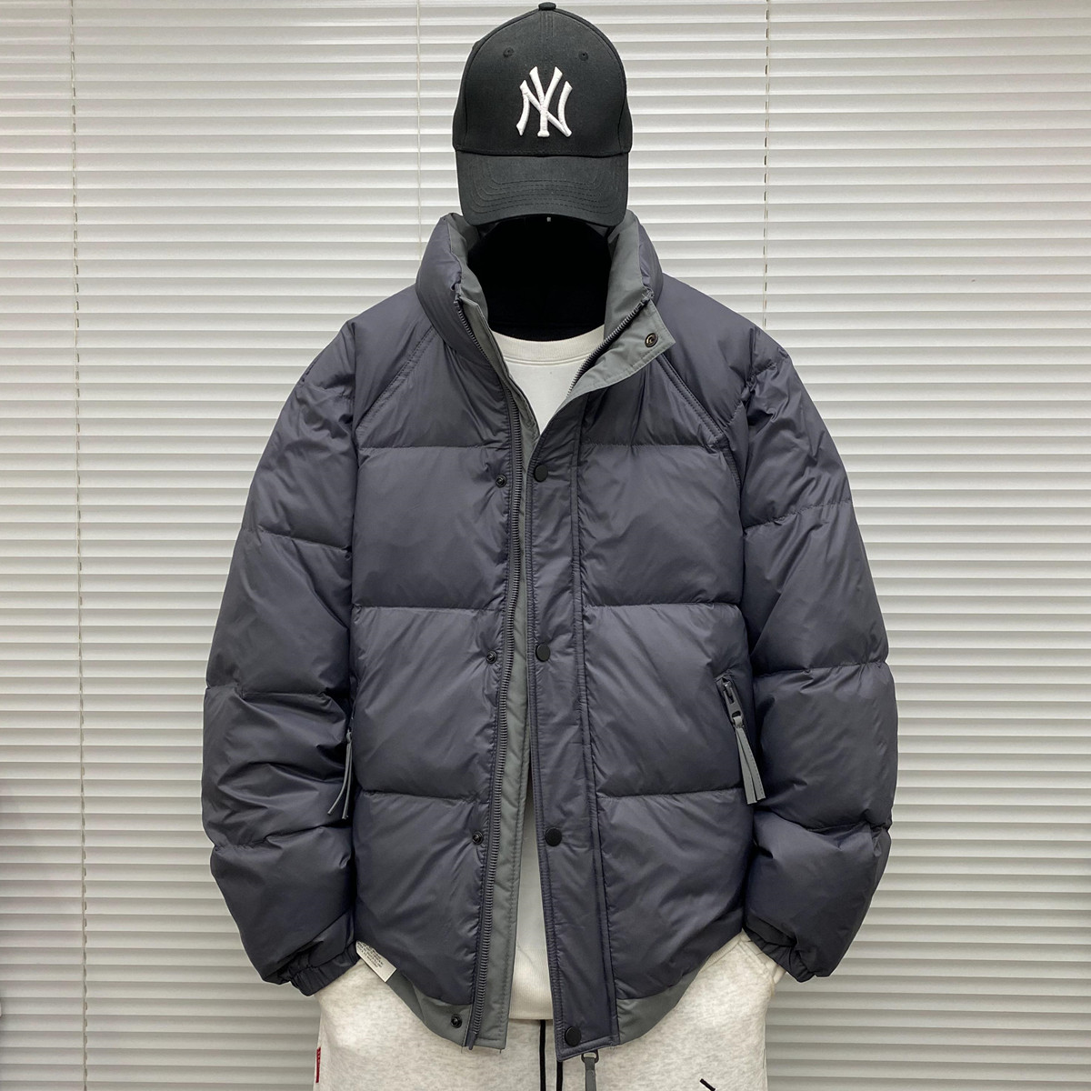 立领羽绒衣服男士冬季装大码