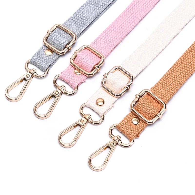 包包帆布肩带百搭宽背带加长休闲diy小熊包包带配件斜挎包带2cm