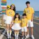 母子母女装 海边度假亲子装 2026新款 全家装 t恤 一家三四口纯棉短袖