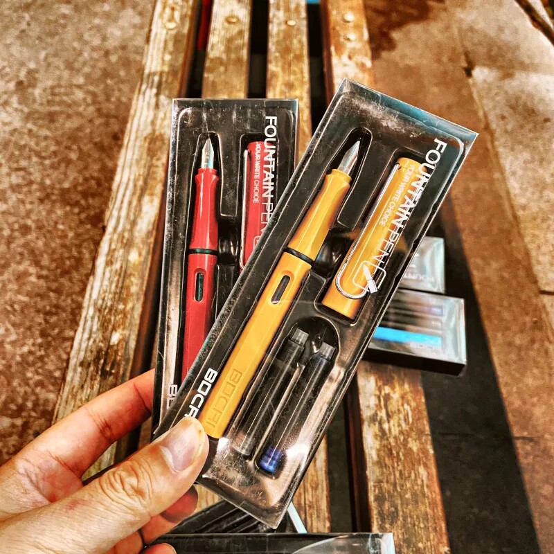 대외 무역 주문을 판매하기에는 수량이 너무 적습니다  고급 스틸 펜촉 박스형 7색 비즈니스 필기구 OEM 배송