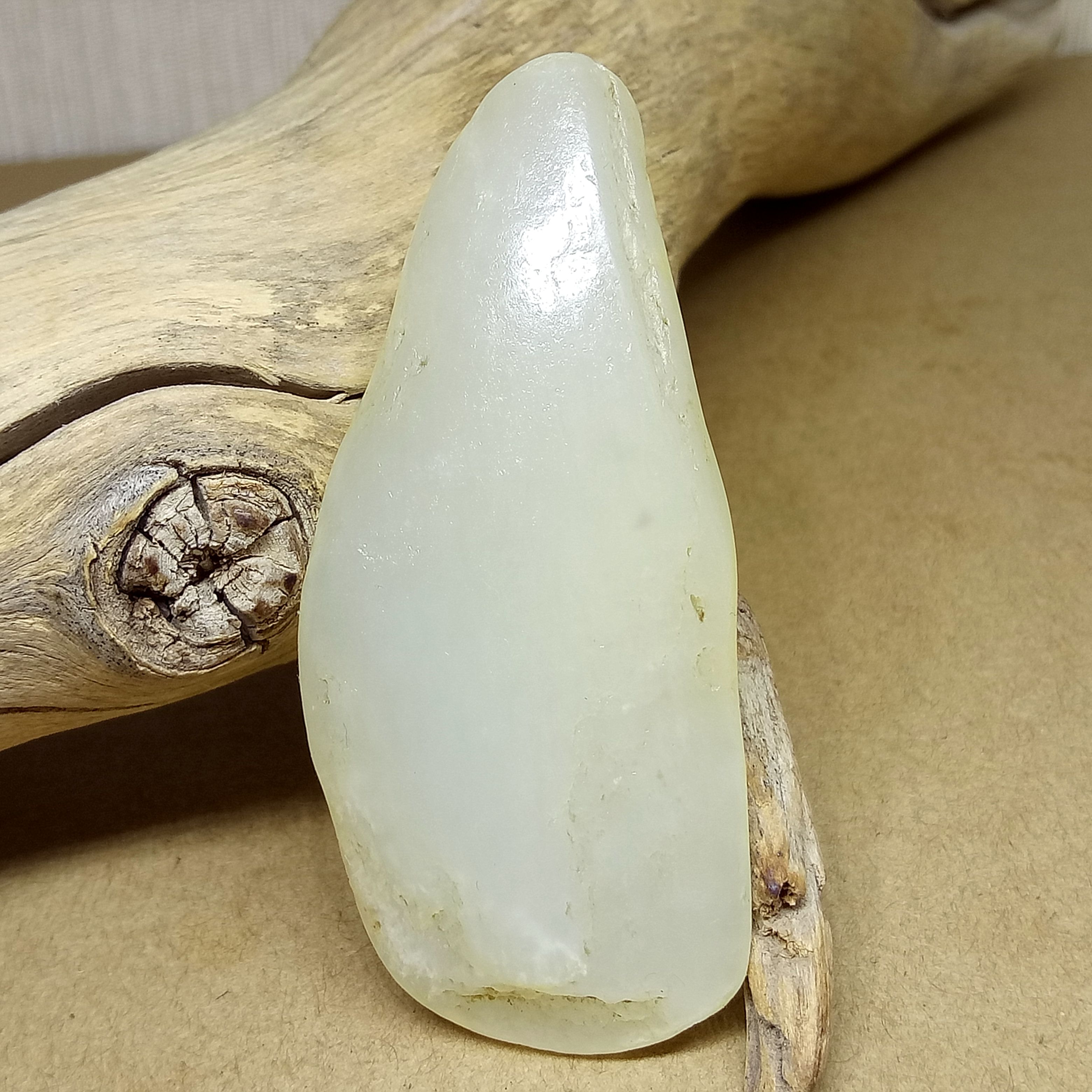 真皮白玉籽料原石 无修独籽 油润羊脂白玉籽料吊坠挂件