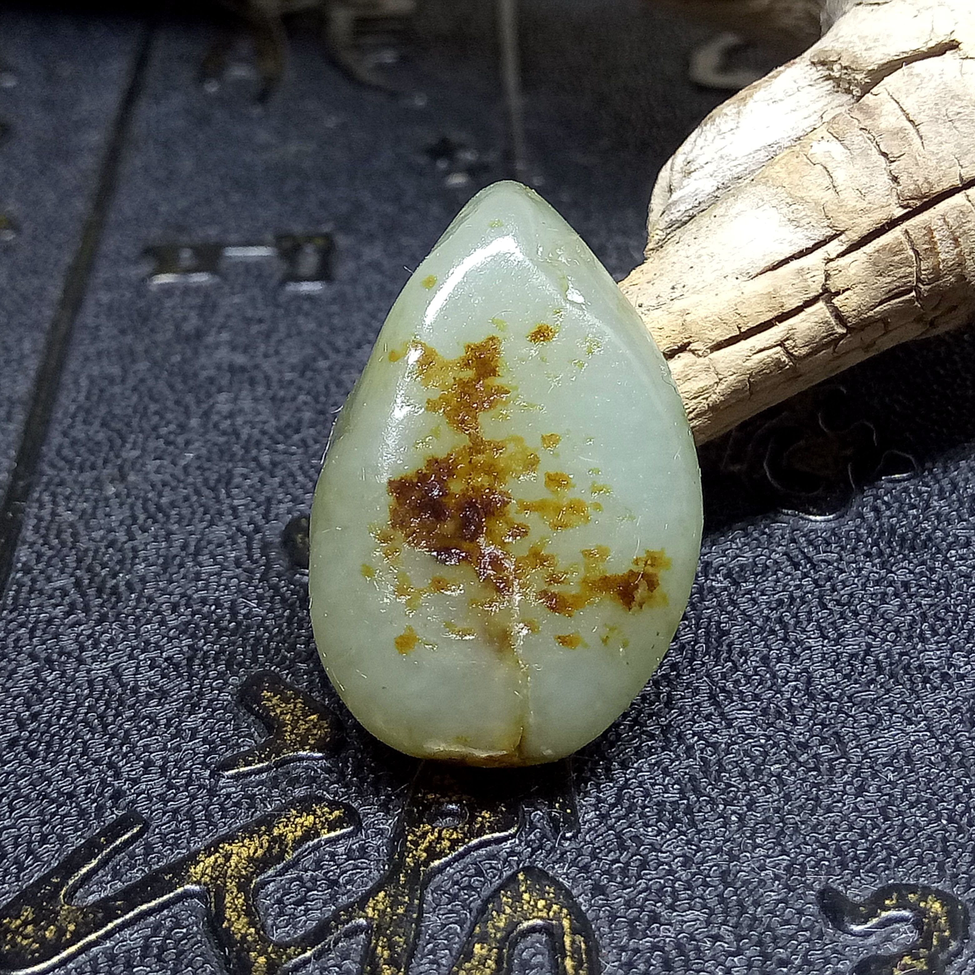 和田玉小籽料原石 手链手串吊坠挂件籽 真皮黄皮红皮青玉