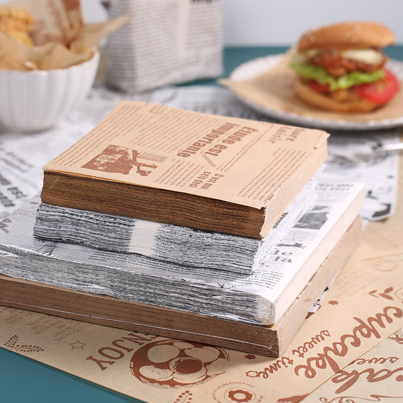 空气炸锅专用纸家用手绘油纸月饼垫纸汉堡三明治包装纸方形吸油纸,厨房/烹饪用具,烘焙用纸,淘宝优惠券,粉丝福利购,淘宝优惠卷