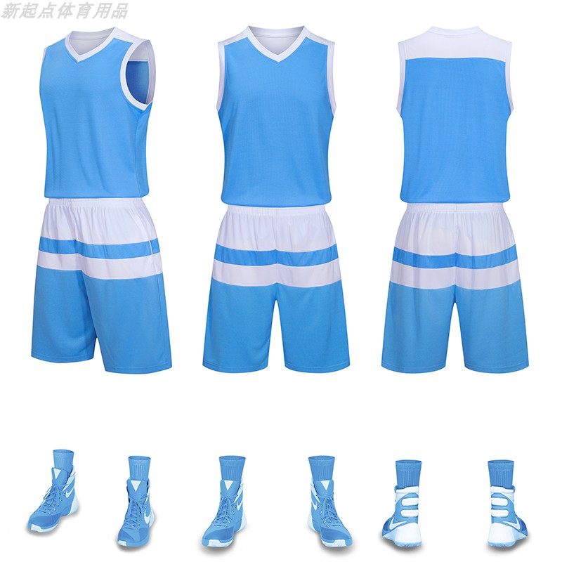 篮球服套装男学生球衣天蓝队服定做运动潮流嘻哈红龙舟背心定制