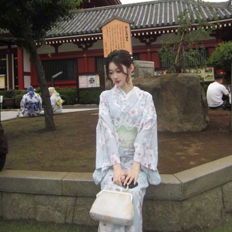 神明少女日系浴衣连衣裙拍照写真