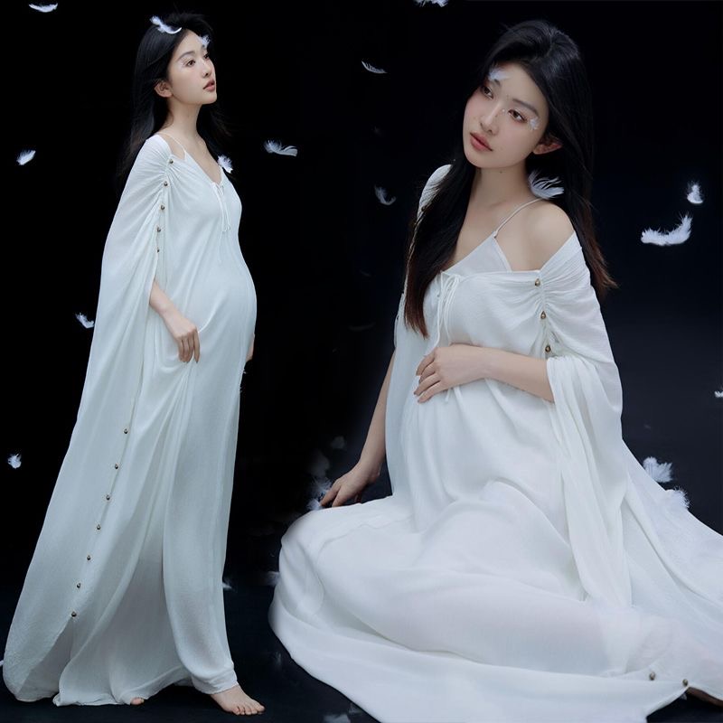 新款孕婦拍照服裝影樓希臘女神