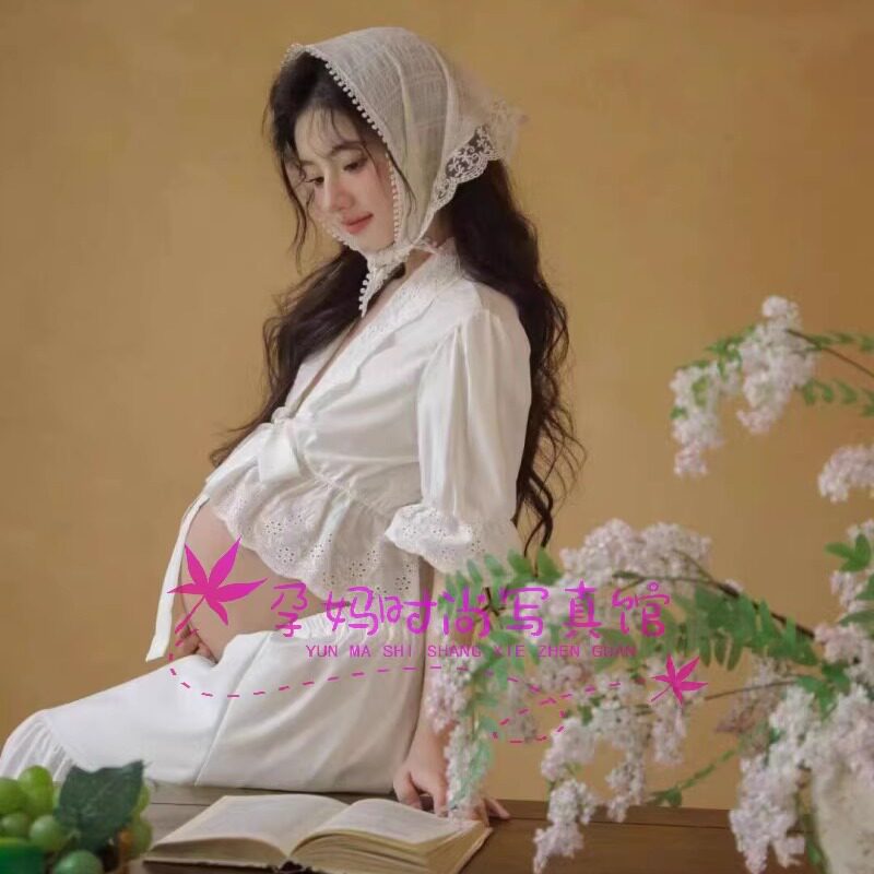 影楼复古小清新孕妈咪写真服饰