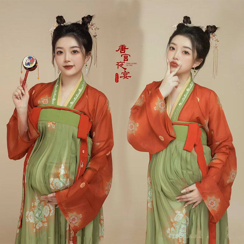 孕妈艺术照孕妇摄影写真衣服