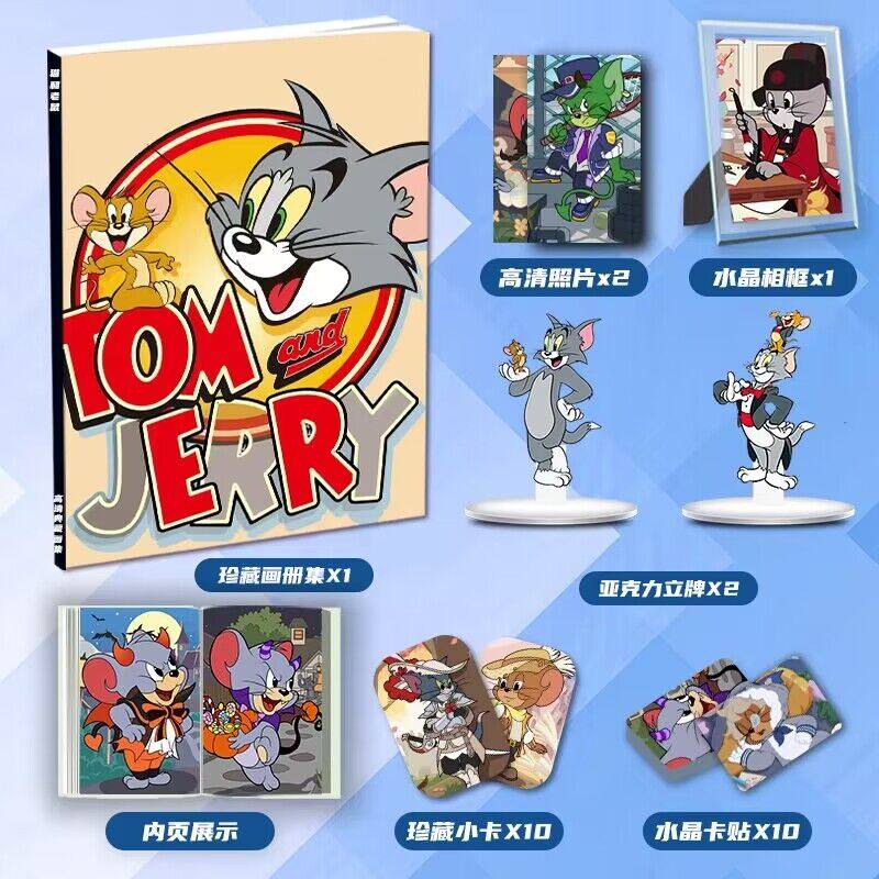 猫和老鼠动漫周边画册画集二次元大礼包小卡相框立牌卡贴生日礼物