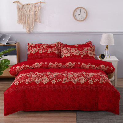 2020新款床单网红四件套床上通用品被罩磨毛棉被套三件套学生宿舍|msdalam kategori seperai dan bantal, pakej peralatan tempat tidur/Sebuah keluarga empat/Keping kit - dari Buy2taobao.com untuk memberikan perkhidmatan ejen Taobao profesional membeli