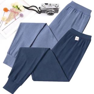 高腰保暖裤 打底裤 大码 宽松爸爸中老年衬裤 男士 全棉毛线裤 纯棉秋裤