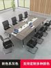 Office furniture small-scale to work in an office Conference table Long table Simplicity Meeting Room train Tables and chairs combination rectangle