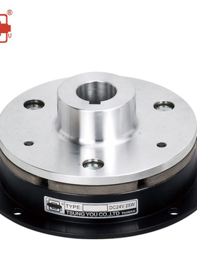 台湾进口琮祐YZG2-20 干式单板法兰固定型电磁刹车制动器DC24V45W