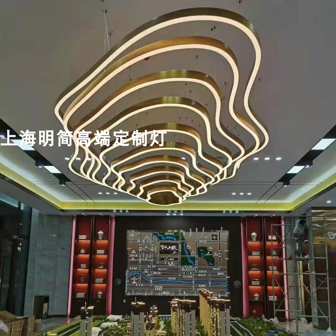 非标定制灯具定做售楼部大厅吊灯酒店会所宴会厅商场KTV餐饮办公