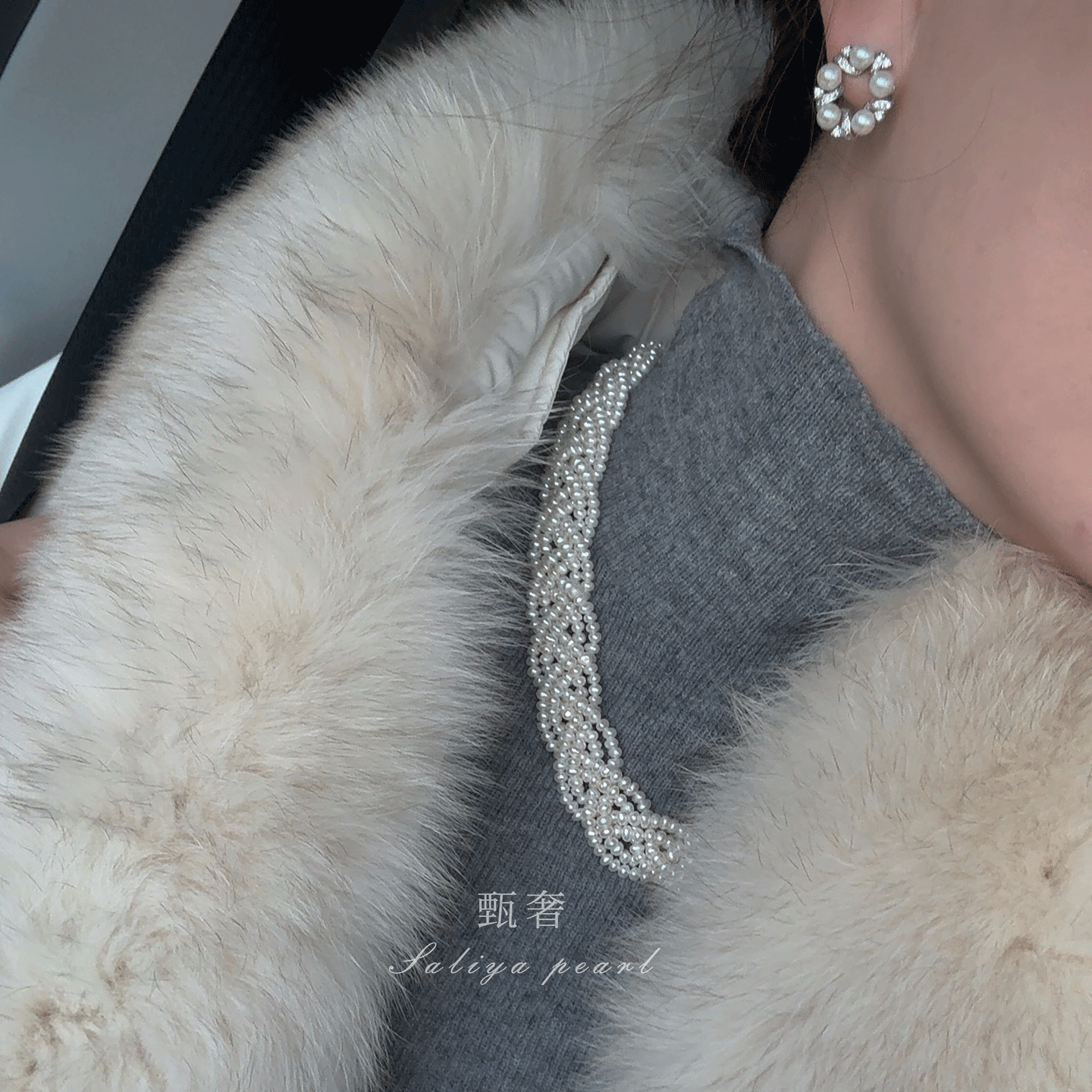 《鎏光织带》50cm复古vintange重工编织天然淡水无核珍珠麻花项链,珠宝/钻石/翡翠,颈饰,淘宝优惠券,粉丝福利购,淘宝优惠卷