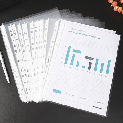 齐心透明插页替芯资料袋文件册