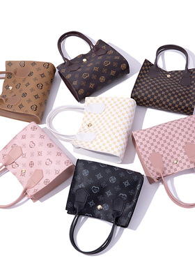 印花手提包2022ladies handbag小包包女时尚花料菜篮子