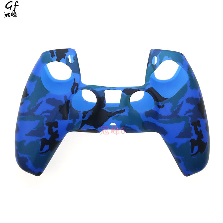 PS5 실리콘 커버에 적합 PS5 무선 핸들 컬러 스프레이 보호 커버 미끄럼 방지 및 내한 핸들 실리콘 커버