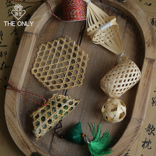 薇艺竹灯笼花艺装饰diy