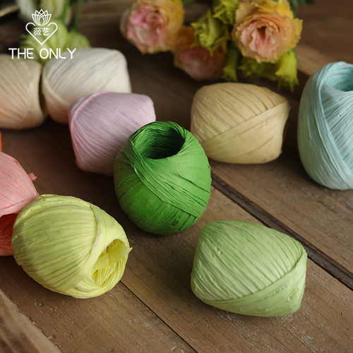 THEONLY薇艺卷装拉菲草丝带