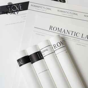 薇艺英文网红纸鲜花花束包装 纸情人节包花简约内衬纸花店花艺资材