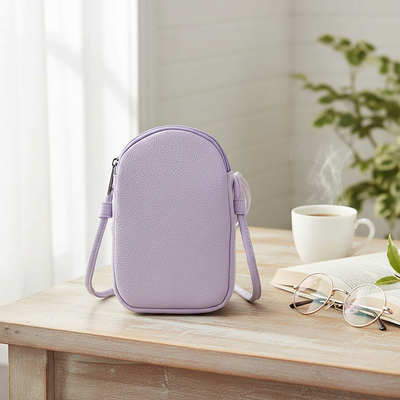 布奏双层手机包女斜挎迷你小包