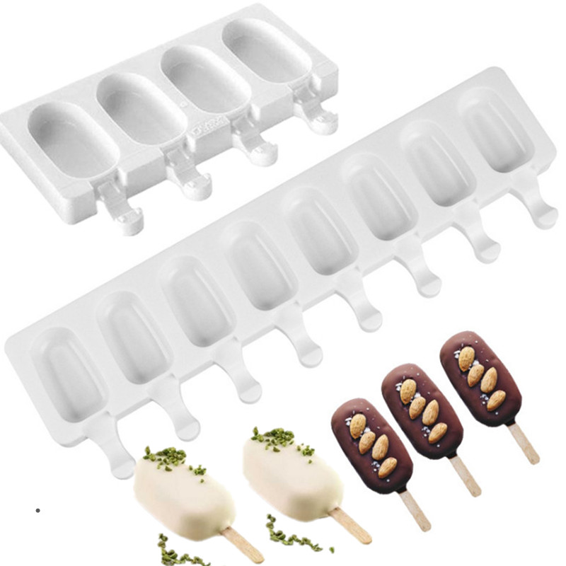 法式梦龙雪糕模具迷你软硅胶冰淇淋家用自制创意冰棍冰糕磨食品级