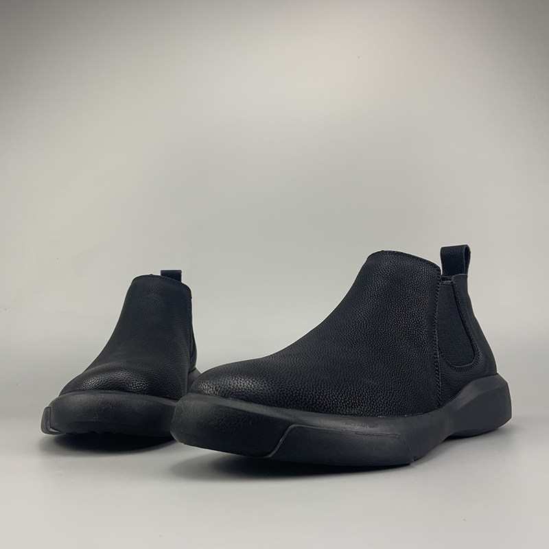 VALUE FOR MONEY LEAK FOREIGN TRADE LEATHER MARTIN BOOTS MENS BRITISH RETRO TREND SLEEVE CHELSEA BOOTS AUTUMN AND WINTER CARGO BOOTS