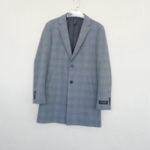 拉夏PT大牌撤柜男装 外套风衣2A2786深灰 秋冬高档行旅风尚休闲西装