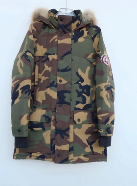 拉PT系列专柜撤柜大牌男装高级商务休闲厚柔保暖羽绒服2A2572迷彩