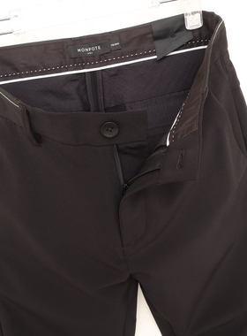 拉PT系列S/170春秋专柜断码男装 免烫弹力锦纶休闲长裤2A2638黑色